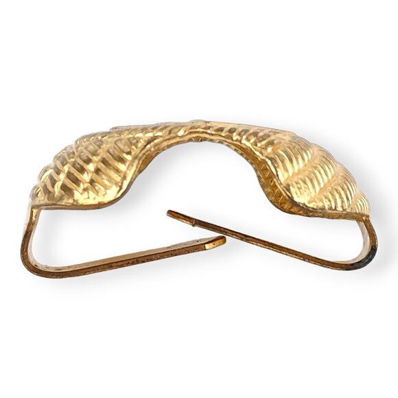 Cub Scout Neckerchief Slide Boy Scouts Tie Clip Blue Gold Toned Wolf Vintage BSA - Picture 7 of 10